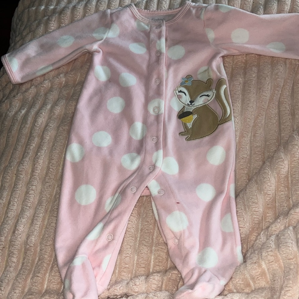 Pink Feet in Onesie